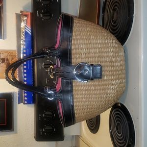 Coach basket purse